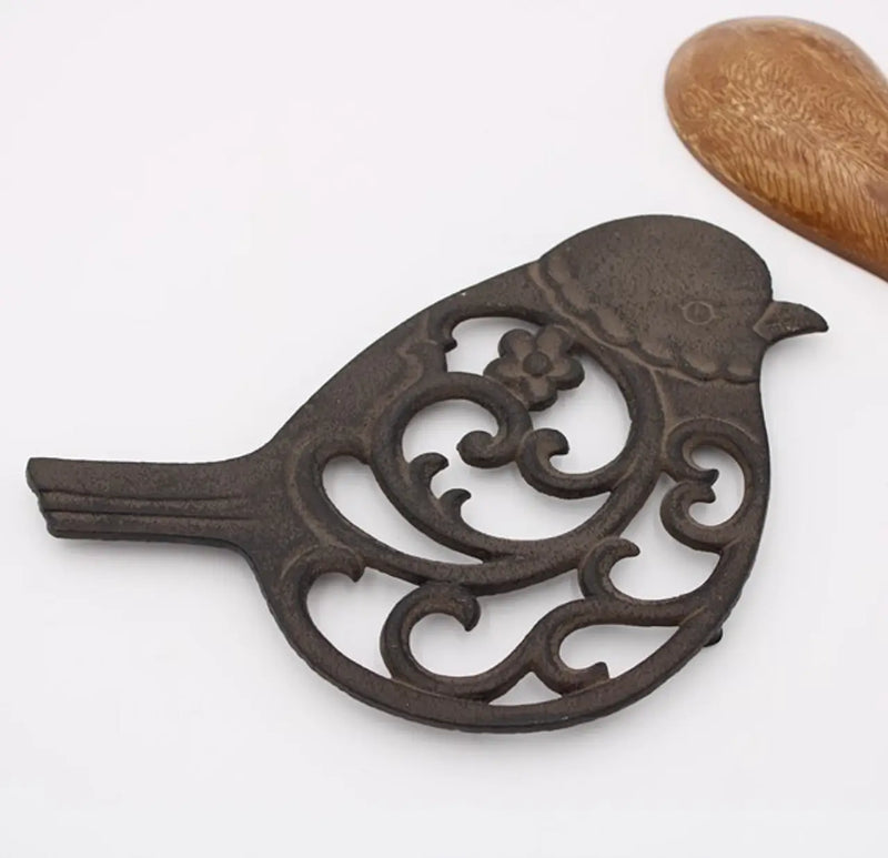 Cast Iron Bird Trivet